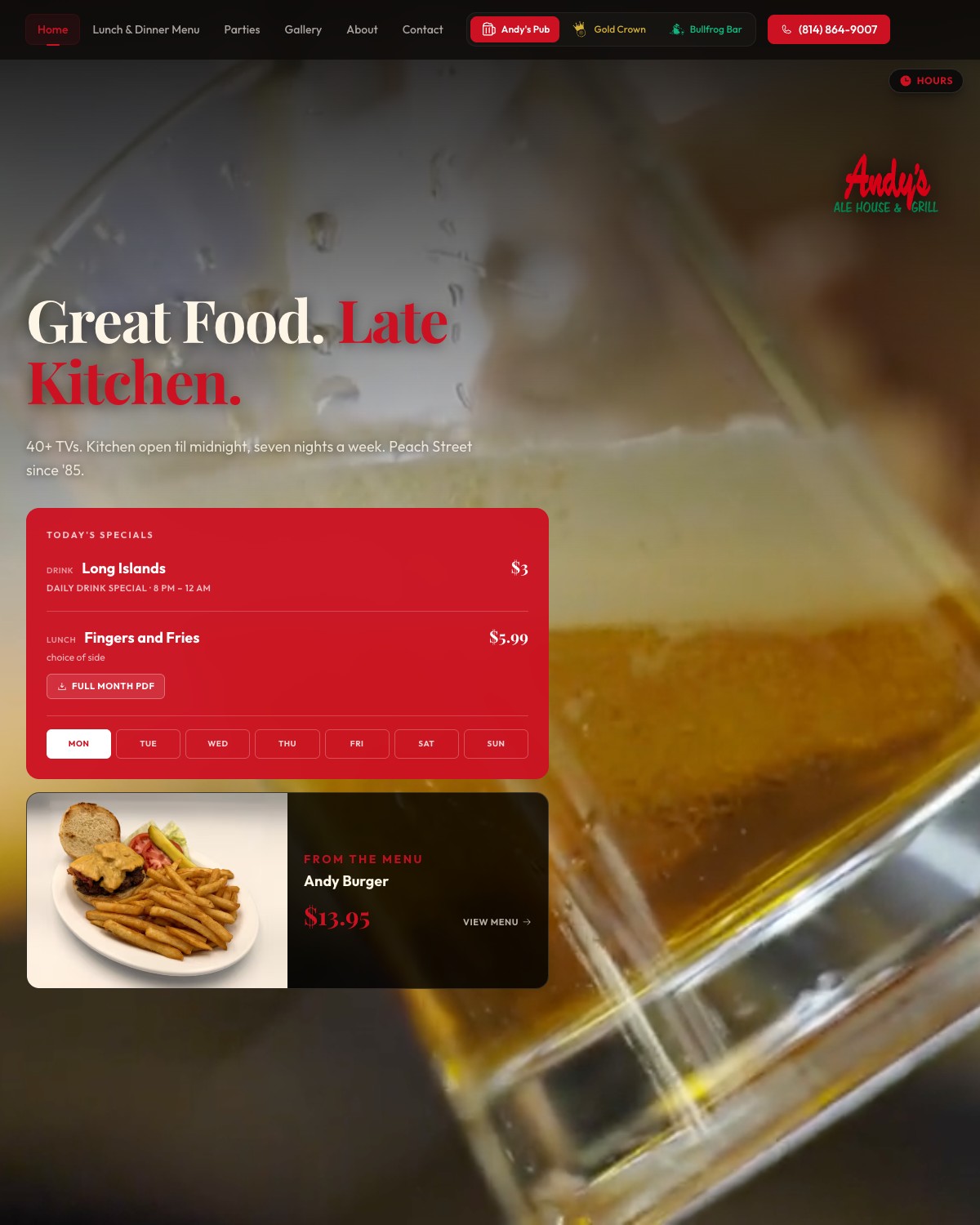 Andy's Pub — bar & grill